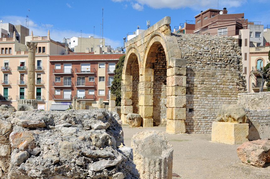 西班牙Tarragona的考古遗址图片