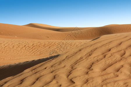 阿拉伯沙漠中的沙地景观图片