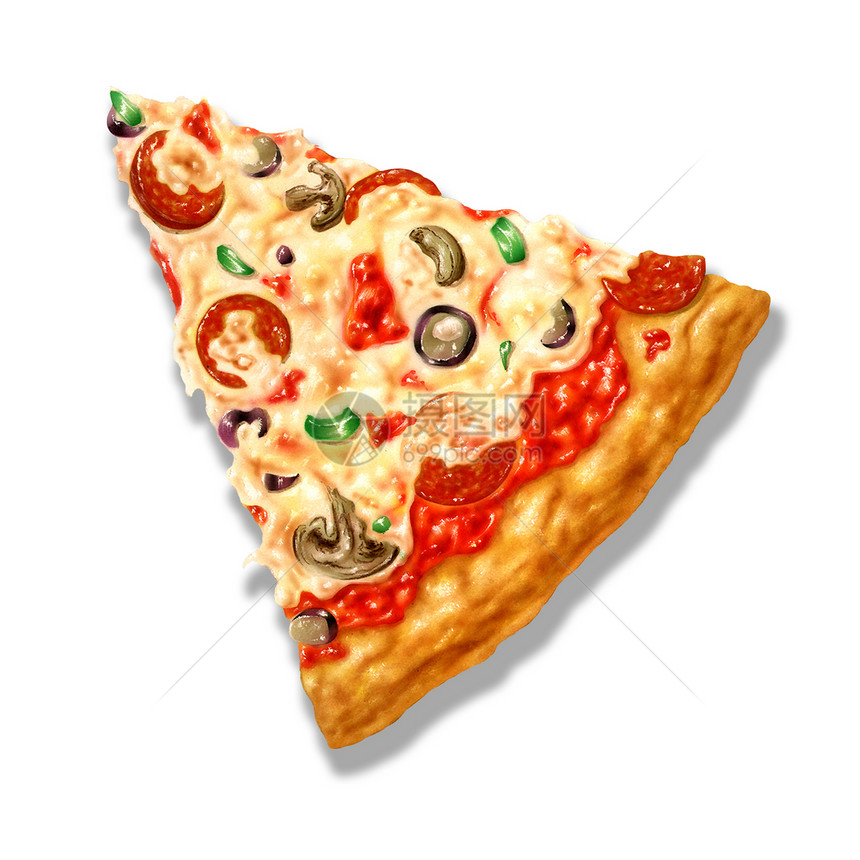Pizza三角形状图片