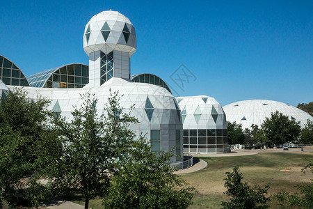 Biosphere2的超现代建筑图片