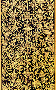 古代传统泰式金色绘画图片