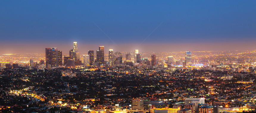 洛杉矶城市景观之夜图片