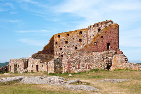 汉默苏斯城堡的一部分废墟在达尼图片