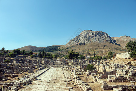希腊古科林斯遗址图片