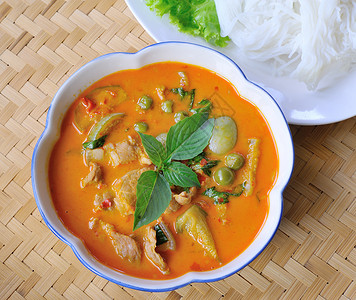 猪肉咖喱泰国菜图片