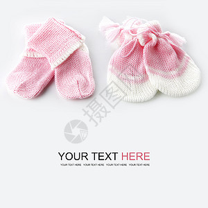 婴儿手套和袜图片