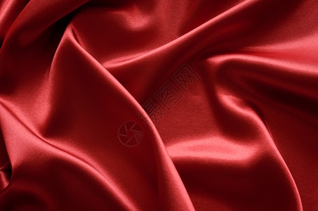 红色丝绸或缎面背景图片