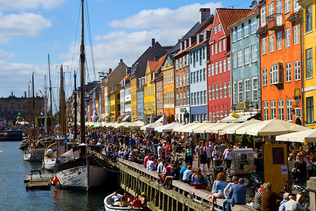 丹麦哥本哈根的Nyhavn图片