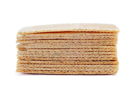 西班牙巴基洛正方形的白底面包图片