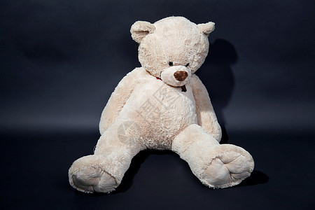 泰迪熊孤独图片
