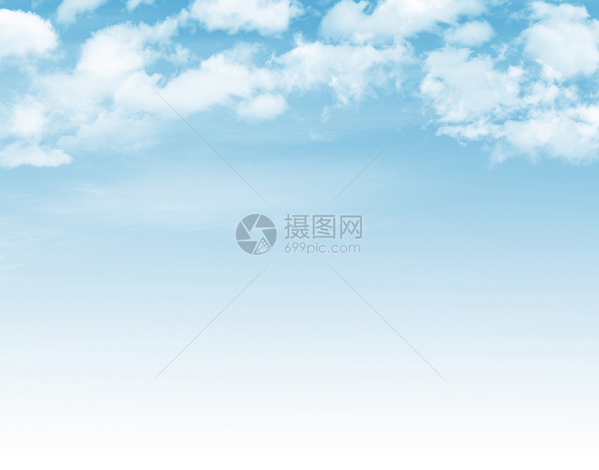 蓝天白云背景图片