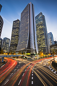 新宿金融区的日本东京城市景观图片