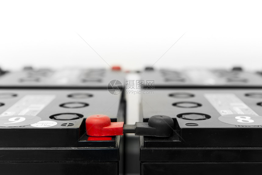 黑红两极不间断电源池图片
