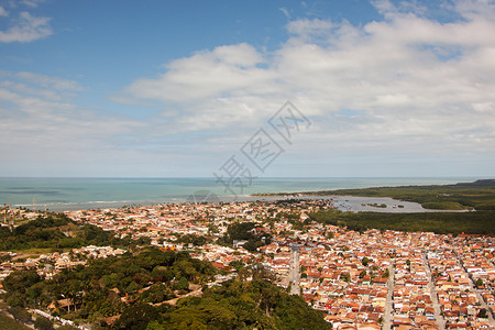 PortoSeguro鸟瞰图巴西伊亚图片