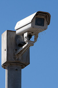 白色监控系统安全摄像机图片