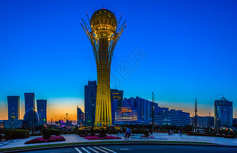哈萨克斯坦阿斯塔纳背景图片