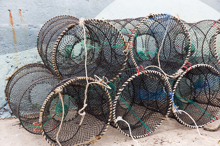 捕捞渔业和海鲜的陷阱图片