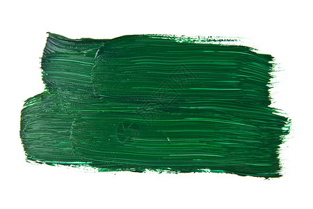 白色背景上的绿色油漆背景图片
