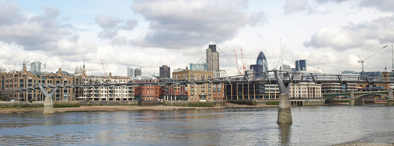 联合王国泰晤士河伦敦市全景图图片
