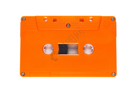 古老的橙色音频盒图片