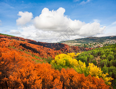 西班牙卡斯蒂利亚莱昂自治社区马德里附近美高清图片
