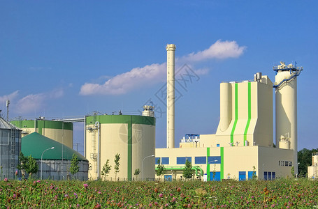 生物沼气厂背景图片