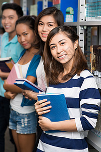 漂亮的女学生和图片