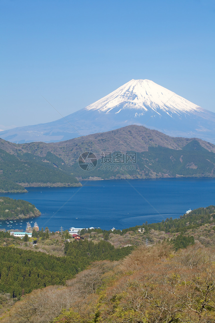 Kanagawa省Hakone的冬季富图片