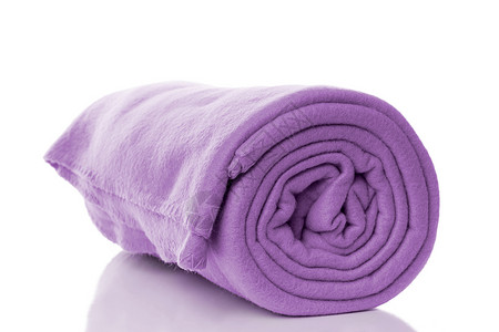 紫色毛毯图片