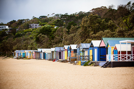 澳大利亚维多利亚州明顿市米尔斯海滩的沙背景图片