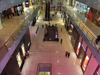 阿联酋迪拜的迪拜购物中心它占地超过1200万平方英尺图片