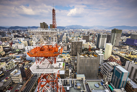 日本冈山市北区市中心图片