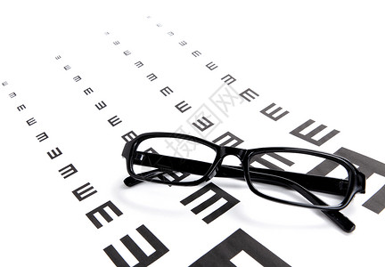 视力表和眼镜图片