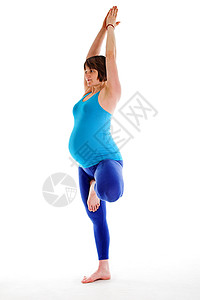 孕妇做瑜伽图片