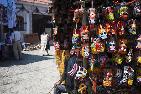危地马拉奇切卡斯特南戈市场中的Souven图片