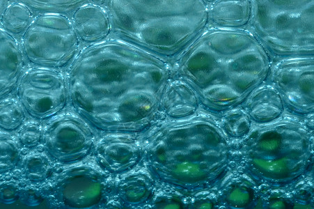 Cyan灰色蓝彩多的泡背景背景图片