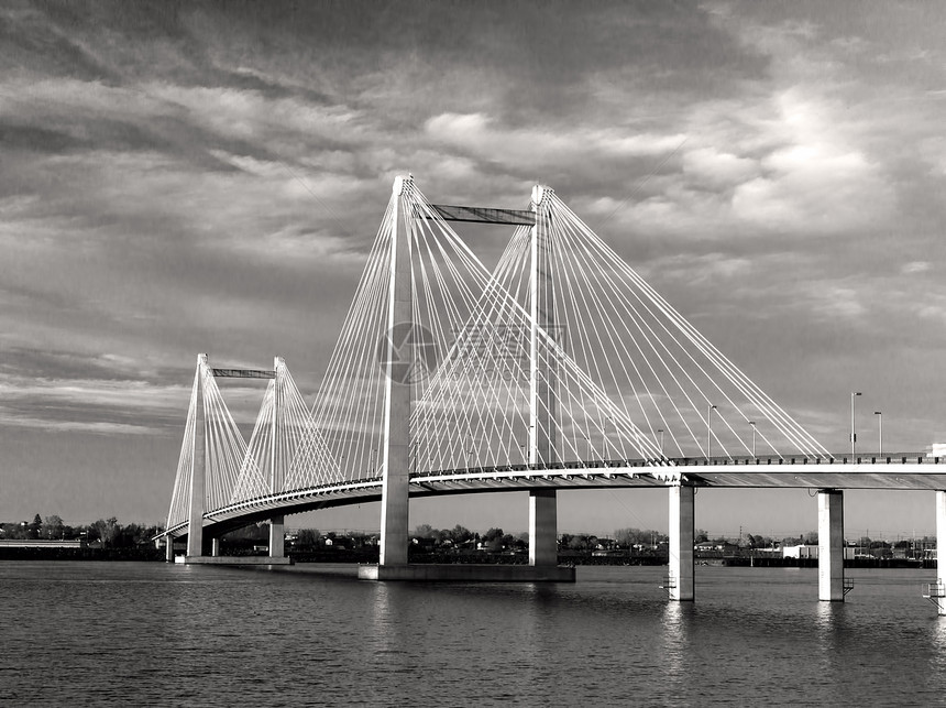 本顿富兰克林州际桥梁BW位于华盛顿肯尼迪克图片