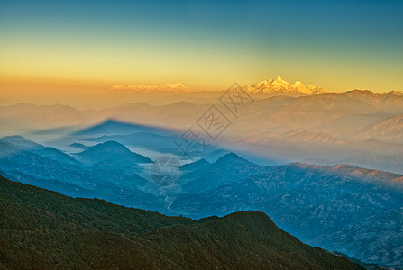 喜马拉雅山景高清图片