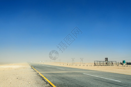穿越纳米布沙漠之路纳图片