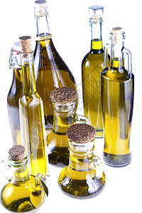 一系列小瓶橄榄油意大利处外手艺图片