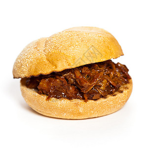 BBQPulled猪肉三明治配菜图片