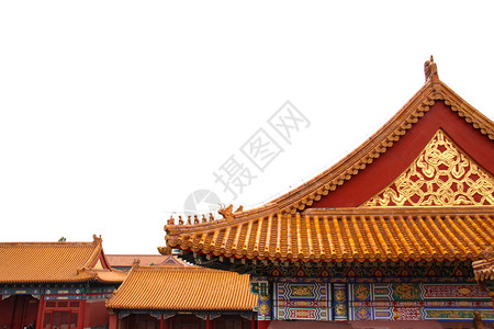 北京紫禁城一栋大图片