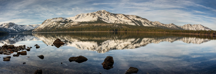 加利福尼亚州Tahoe湖南边FallenLea图片