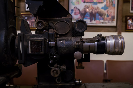 在清康泰国的老电影放映机图片