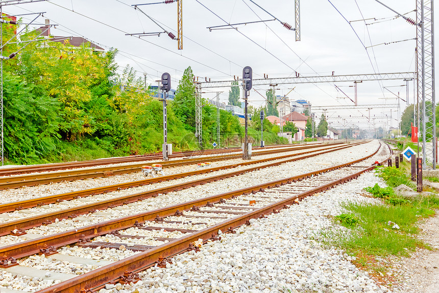 欧洲复杂的铁路交汇点令图片