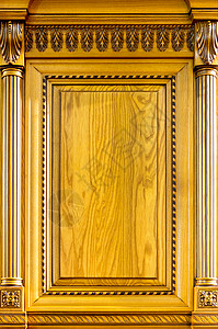家具特写的木质装饰门面背景图片