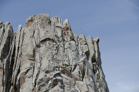 岩石城的花岗岩地层图片