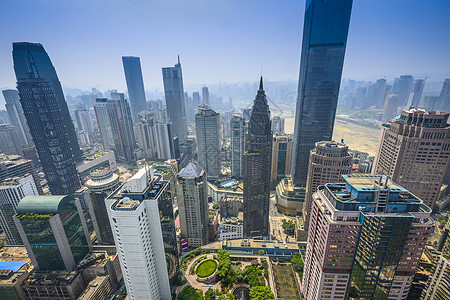 重庆金融区空中天际线图片