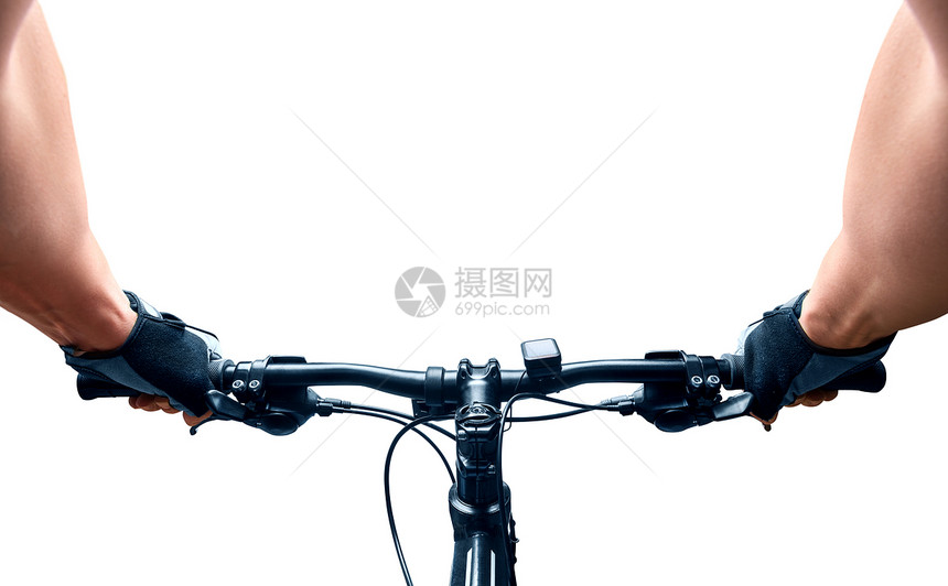 男人骑自行车图片