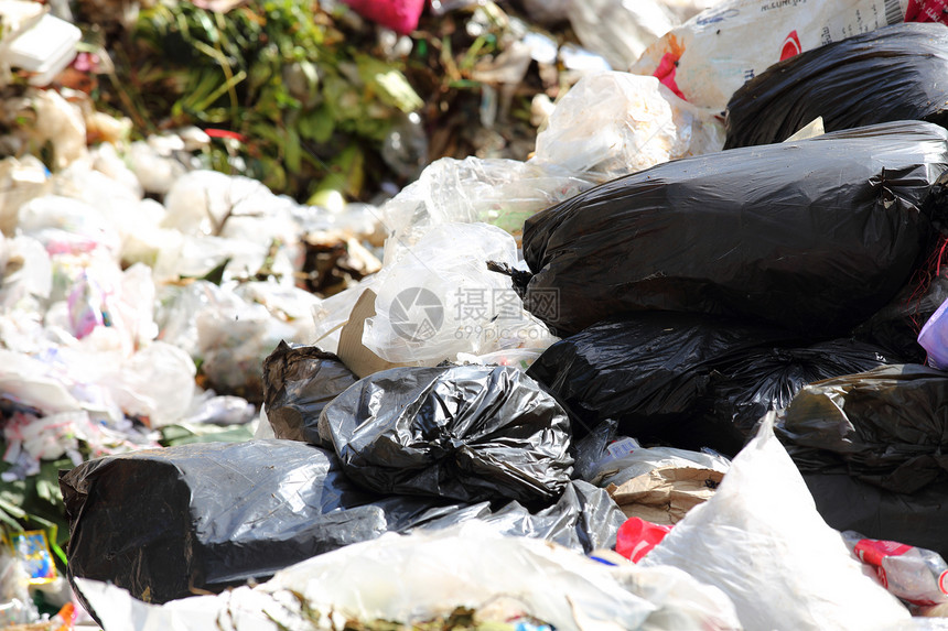生活垃圾堆环境污染图片